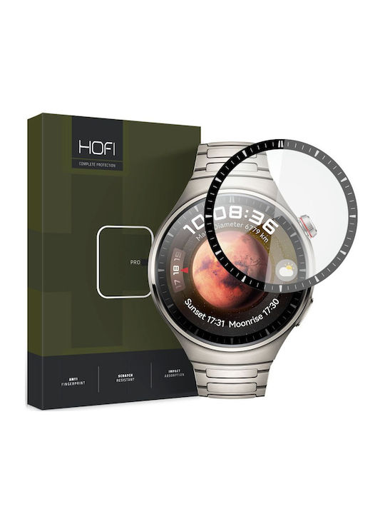 Hofi Pro+ Full Face Tempered Glass pentru Huawei Watch 4 Pro 2buc Negru