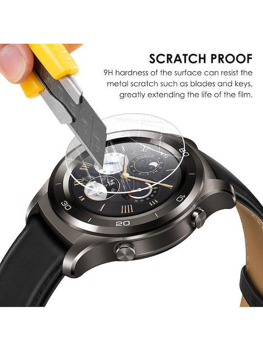 Hofi Pro+ Full Face Tempered Glass pentru Huawei Watch 4 Pro 2buc Negru