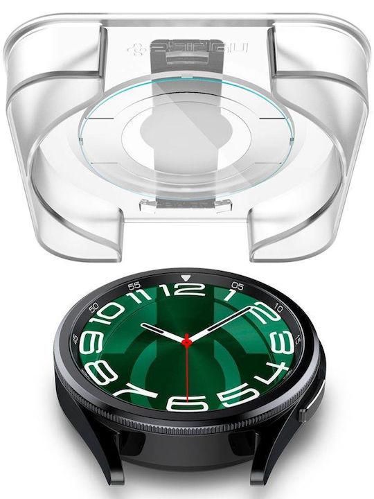 Spigen Glas.tR EZ Fit Tempered Glass for the Galaxy Watch6 Classic 47mm 2pcs AGL07066
