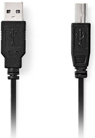 Nedis 3m USB 2.0 Cable A-Male to (CCGL60100BK30)