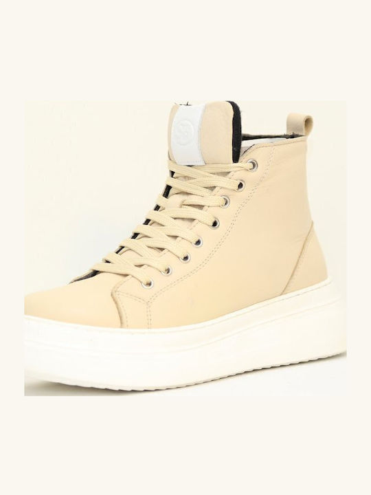 Leather Women's Ankle Boots White Swan