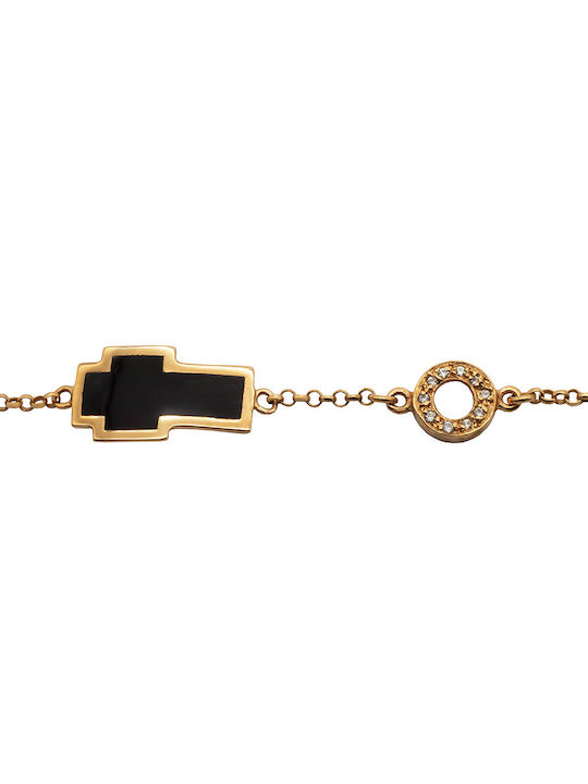 Savvas Design Bracelet made of Rose Gold 14K