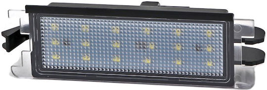 LED License Plate Lights Dacia Logan Sandero 2 Pieces