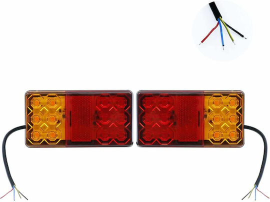 Roundς Waterproof Headlights Car LED 12V 42W 11cm with White Lighting 1pcs