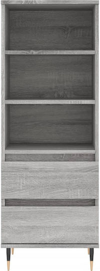 Bibliotecă Gri 40x36x110cm