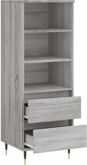 Bibliotecă Gri 40x36x110cm