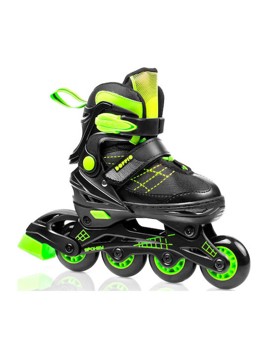 Spokey Doppio 2IN1 Inline Αυξομειούμενα Rollers Μαύρα Παιδικά