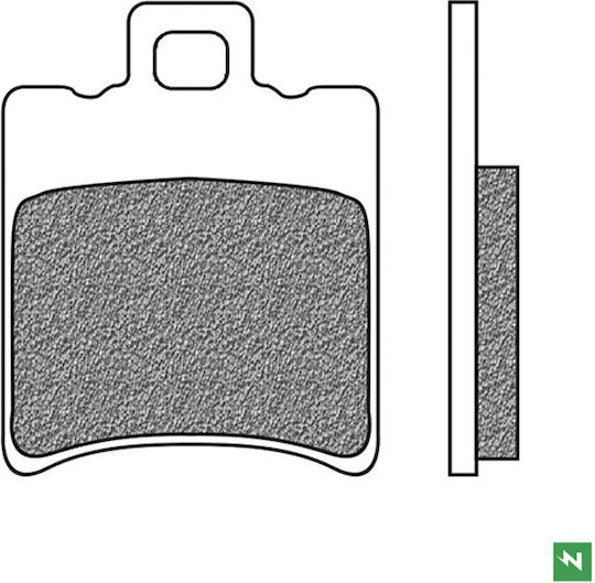 Newfren Motorcycle Brake Pads FD0196BE for Aprilia Scarabeo Gilera Runner / Stalker Husqvarna WR Keeway Easy Piaggio NRG / Storm / Typhoon / ZIP / Hexagon