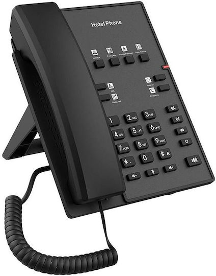Fanvil H1 Wired IP Phone with 2 Lines Black