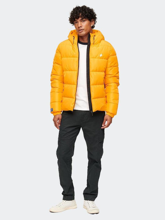 Winter Jacket Puffer Yellow