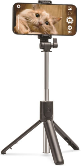 Setty Selfie Stick Cell Phone Tripod Bluetooth Black