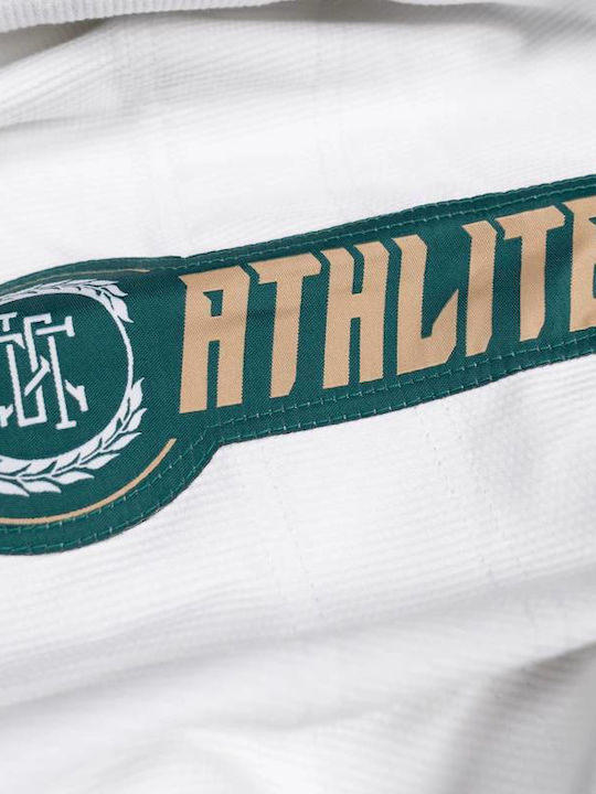 Scramble Thinker Monkey Bjj Gi Bărbați Uniforme Jiu Jitsu Alb