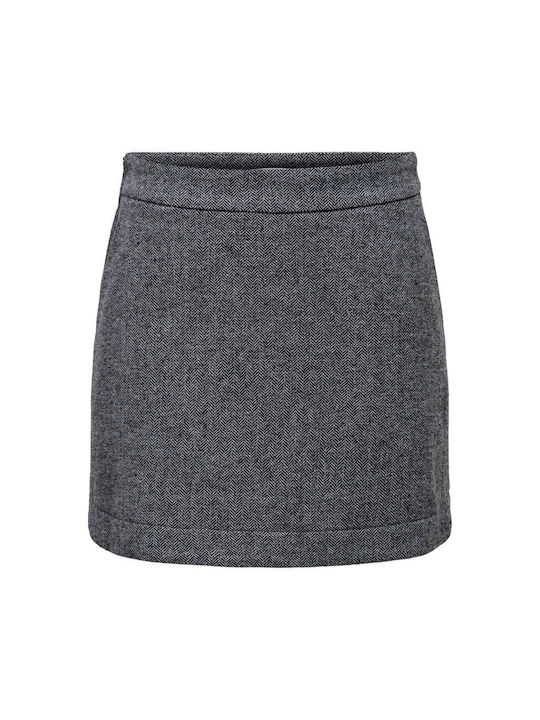 Only Frauen Rock-Shorts Hohe Taille in Gray Farbe