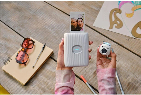 Fujifilm Instax Pal Instant Φωτογραφική Μηχανή Milky White