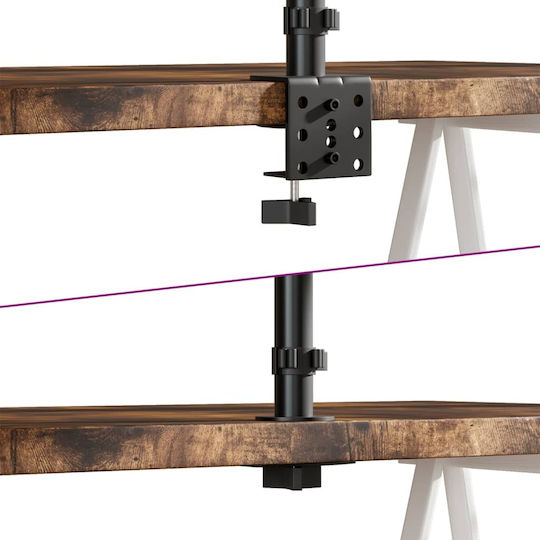 vidaXL Stand Desk Mounted Monitor (357999)