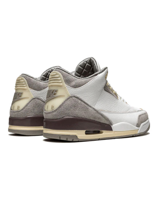 Air  3 Retro SP A Ma Maniére Женски Ботуши White / Taupe / Natural