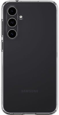 Spigen Liquid Crystal Задна корица Силикон / Пластмаса Устойчив Кристално чиста (Galaxy S23 FE)