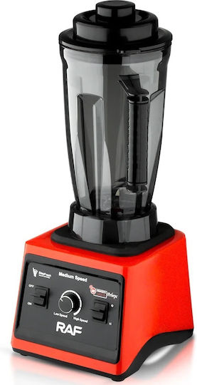 Raf R.2842 Mixer mit Kunststoffkanne 3 l 2400W Rote
