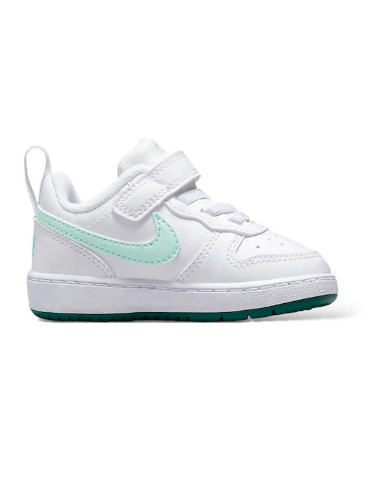 Nike Kids Sports Shoes Running Court Borough White