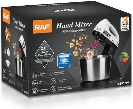 Raf Mixer Manual 250W Negru