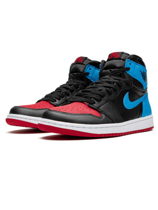 Jordan Air Jordan 1 Retro High OG Femei Sneakers Dark Powder Blue / Gym Red / Black / White