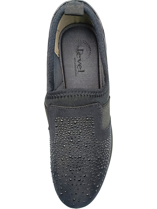 Анатомични Дамски Slip-On Черни