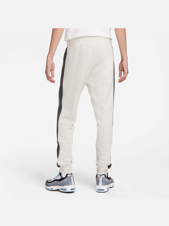 Nike Men's Fleece Sweatpants with Rubber Beige