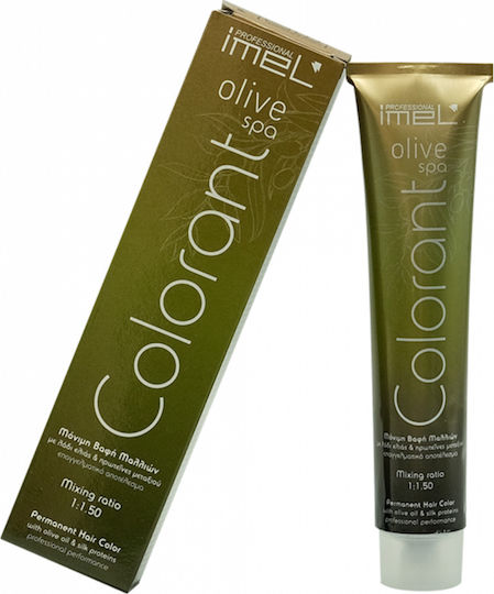 Imel Olive Spa Hair Color Cream Βαφή Μαλλιών 6.4 Dark Copper Blond 100ml