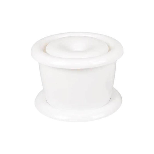 Flamingo Automatic Plastic Bowl Food & Water for Dog & Cat 3lt in White Color