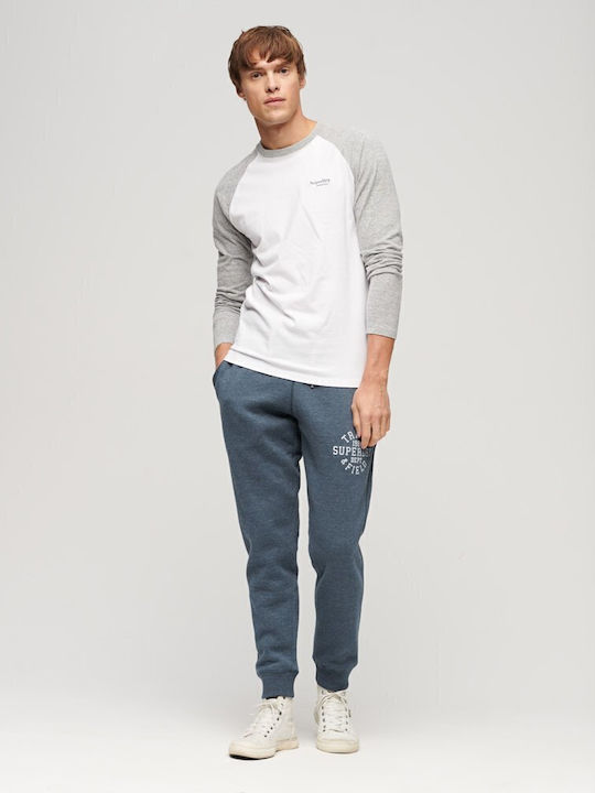 Ovin Sweatpants with Elastic Blue