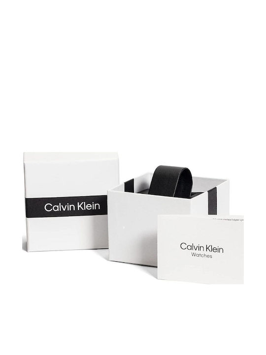 Calvin Klein Define Men's Watch 43mm Battery with Brown Leather Strap