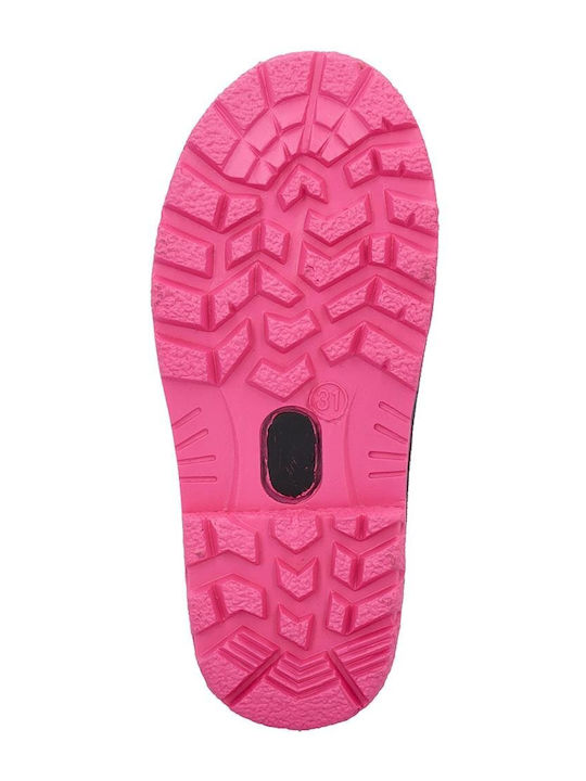 Kinderstiefel Schnee mit Reissverschluss Rosa