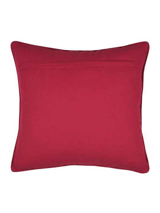 Weihnachtsdekoratives Kissen S-f Platz Rot 45x45cm