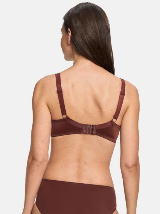 Susa Burgundy Sutien fără Baloane