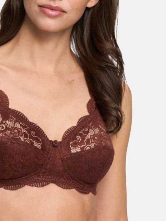 Bra without Underwire Burgundy