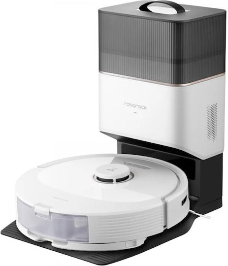 Roborock Q8 Max+ Robot Vacuum Cleaner With Battery Life Up To 240min and Space Coverage Up To 300sq.m White