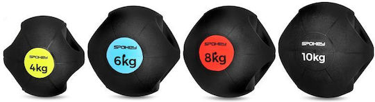 Spokey Gripi Weight Ball Filled Sand Kettlebell от PVC 8кг Черен