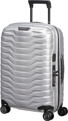 Samsonite Proxis Kabinenreisekoffer Hartschalen Silver mit 4 Räder