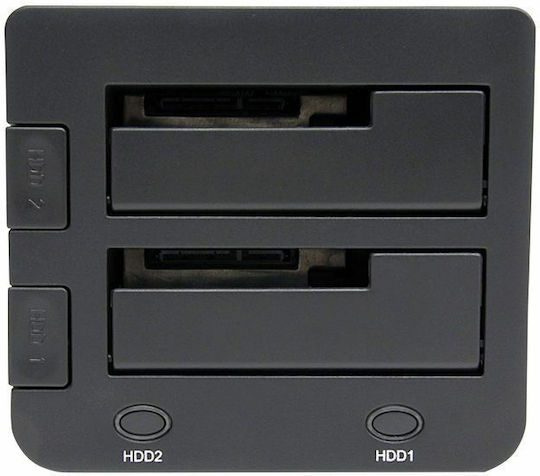 StarTech USB 3.0 Dual Hard Drive Docking Station with UASP Docking Station for 2 Hard Drives SATA 2.5" / 3.5" with Connection USB 3.0 (SDOCK2U33)