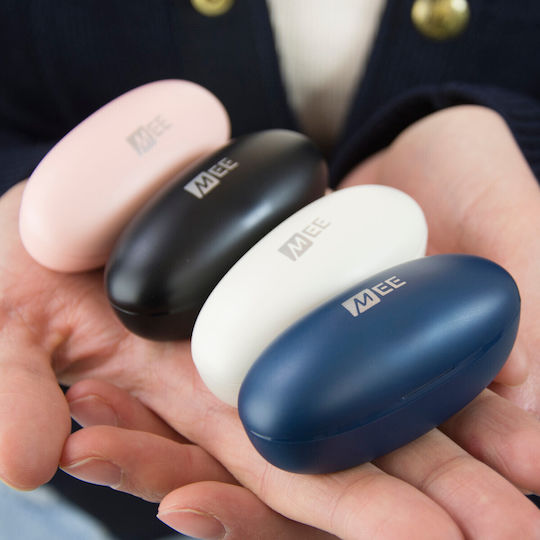 Mee Audio Pebbles Earbud Bluetooth Handsfree Ακουστικά με Αντοχή στον Ιδρώτα και Θήκη Φόρτισης Rose Gold