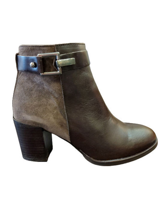 Alpe Leder Damen Knöchelstiefel Braun