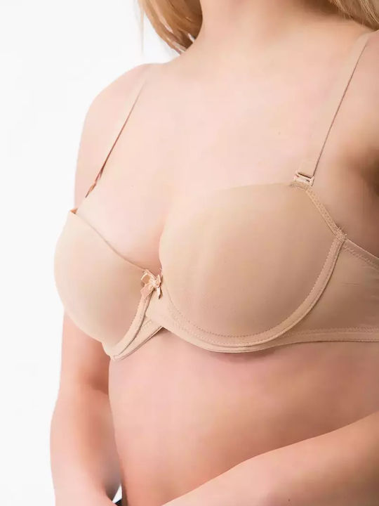 Lafagot Bra with Light Padding Beige