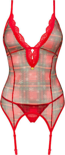 Obsessive Jollymore Sexy Corset Red