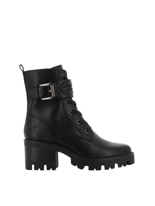 Safety Jogger Women's Medium Heel Boots Black