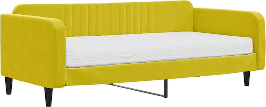 Καναπές Κρεβάτι Μονό με Στρώμα 100x200cm