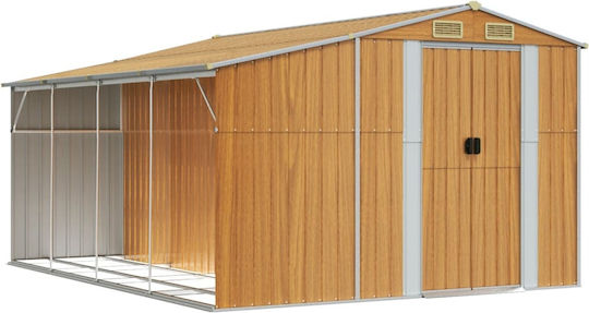 Metallische Gartenhaus Verzinkt 2.77x3.655x1.79m