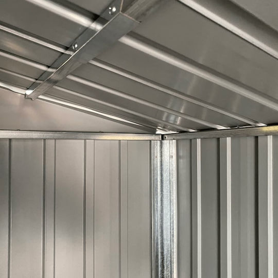 Depozit Metalic De Grădină Galvanizat Rezistent La Vânt L2.77xL0.93xÎ1.79m
