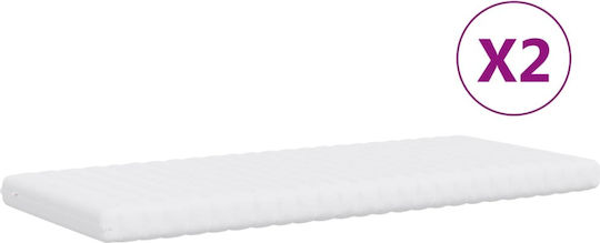 Sofa Bett Einzelbett Mit Stoff bezogen Black mit Latten & Matratze 90x200cm