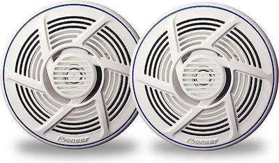 Pioneer Waterproof Marine Speaker Set 8" with 40W RMS White