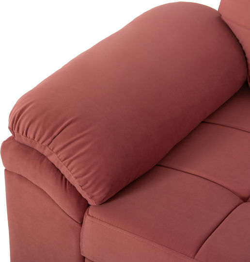 Jade Ecksofa Schlafcouch mit Rechte Ecke Samt Sapio Apfel 200x110x88cm